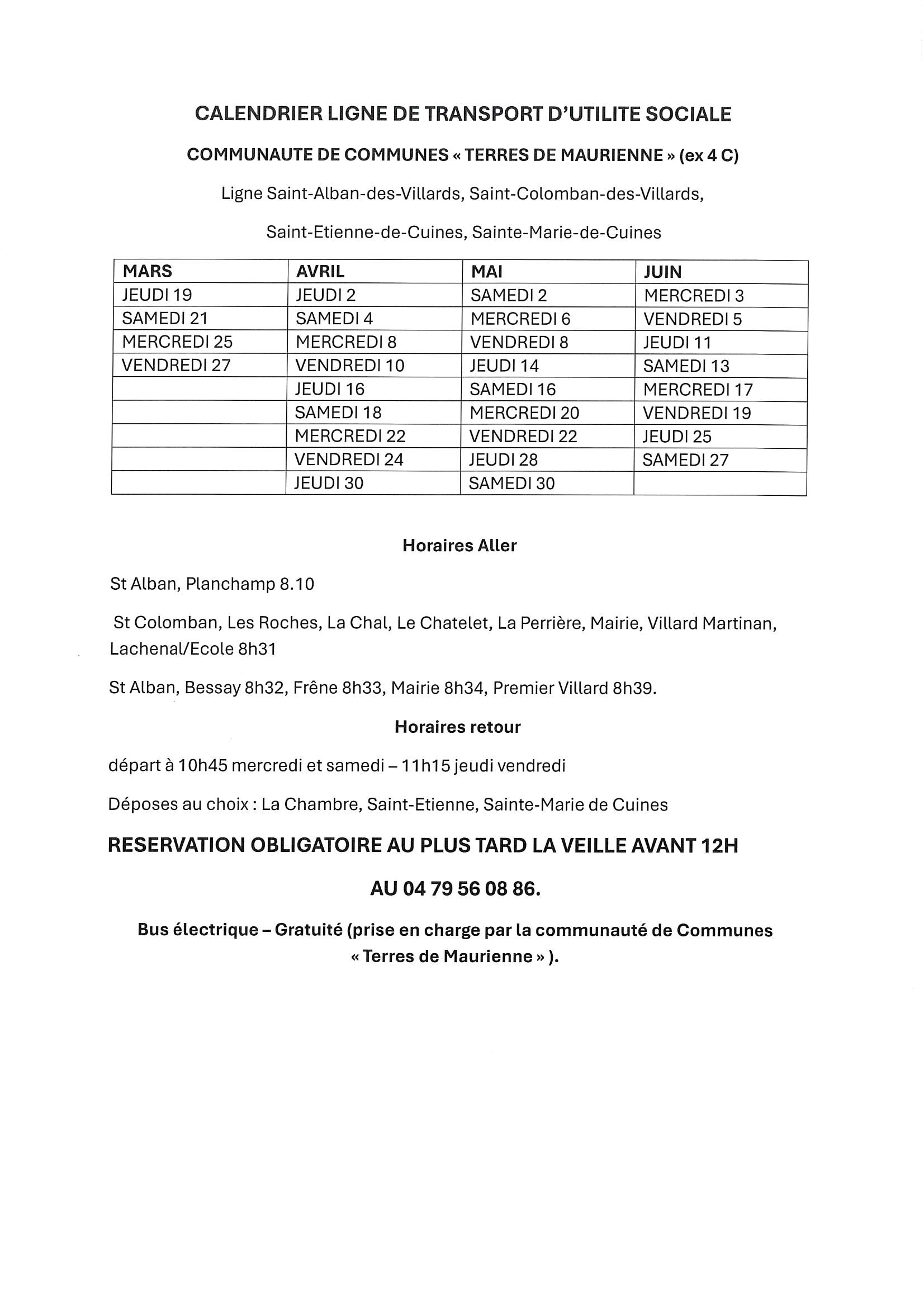 TRANSPORT UTILITE SOCIAL